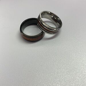 Men’s rings wood style